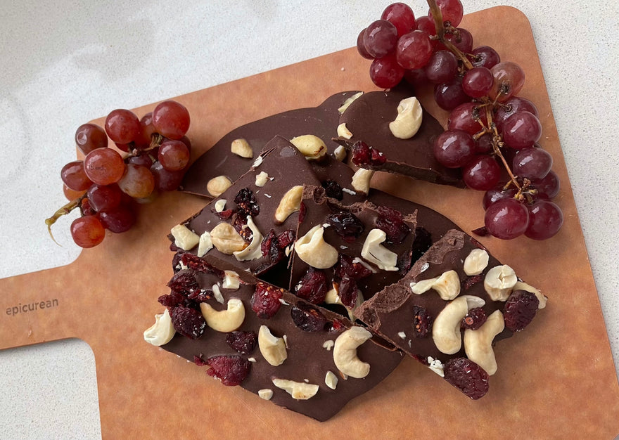 nutritious goat milk chocolate bark